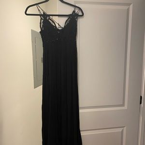 Free People Black Maxi Dress